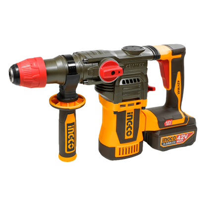MARTILLO ROTATIVO INGCO INALAMBRICO 42V 28MM CRHLI422882E