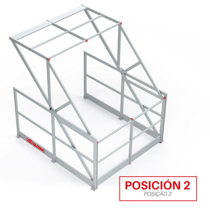 E-SAFETY | Barandilla basculante de seguridad en aluminio