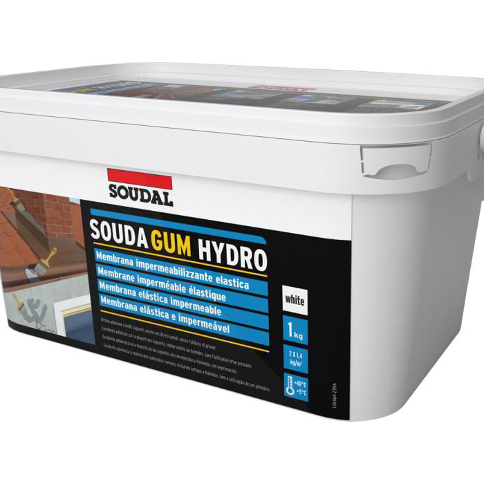 Soudal Souda Gum Hydro Mastic silicone blanc imperméable et de haute qualité