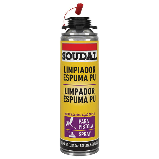 SOUDAL DIY Nettoyant Mousse PU Fraîche 500ml 