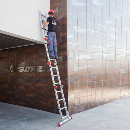 EA614 | Escalera articulada multiuso en aluminio