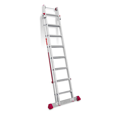 EN1400 | Escalera multiuso de 2 tramos con peldaños cómodos