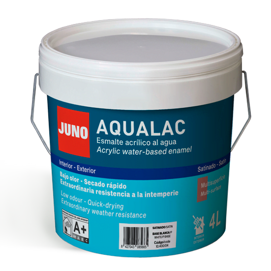 Esmalte acrílico al agua multisuperficie Aqualac Juno