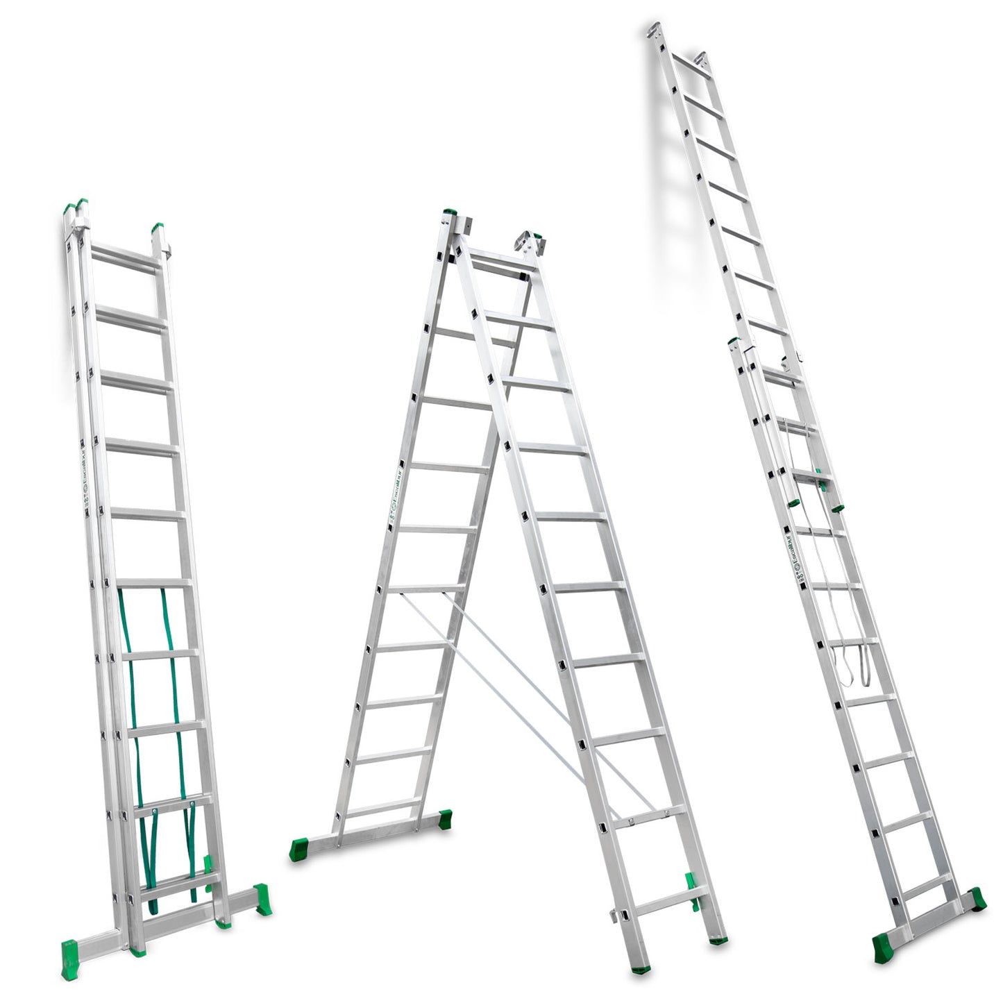 ES-DOBLE | Escalera de bricolaje de 2 tramos