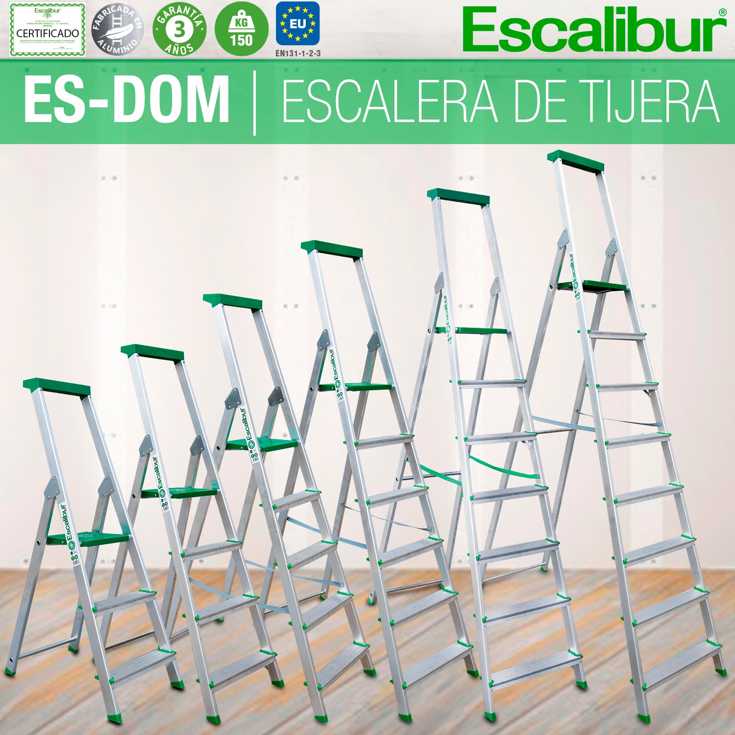 ES-DOM | Escalera de tijera para uso doméstico