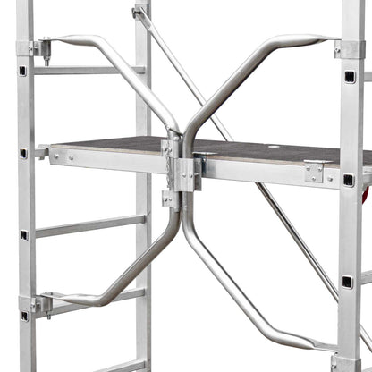 ES-PONTAL | Miniandamio de aluminio con sistema de plegado rápido