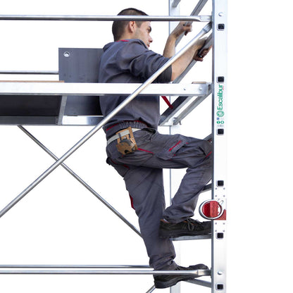 ES-PONTAL | Miniandamio de aluminio con sistema de plegado rápido