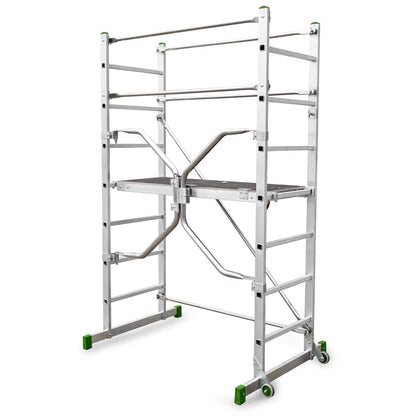 ES-PONTAL | Miniandamio de aluminio con sistema de plegado rápido
