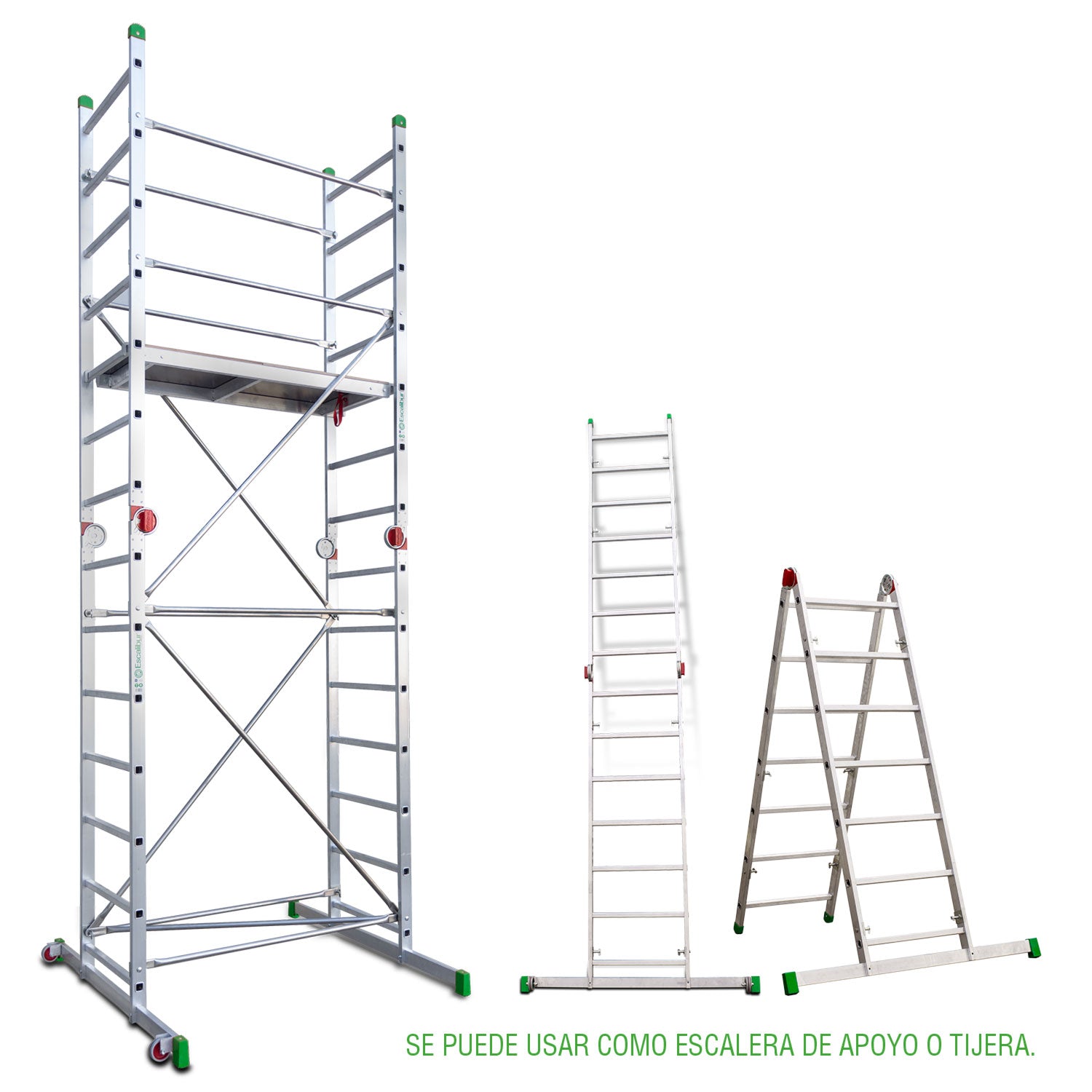ES-SUPER | Miniandamio de aluminio multiusos de uso