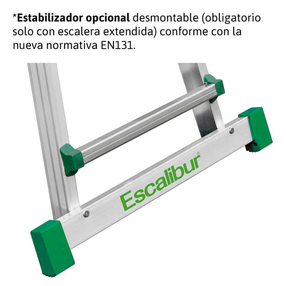 ES-TELE | Escalera telescópica multiusos de uso doméstico