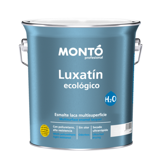 Esmalte Luxatin Eco MONTO | Brillo, Mate y Satinado, para Metal, Madera y PVC en Interior y Exterior