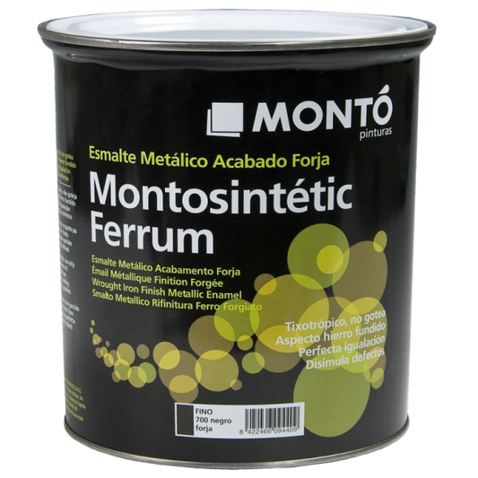Esmalte para Metal Ferrum Fino MONTO | Antioxidante para Hierro y Carpintería Metálica