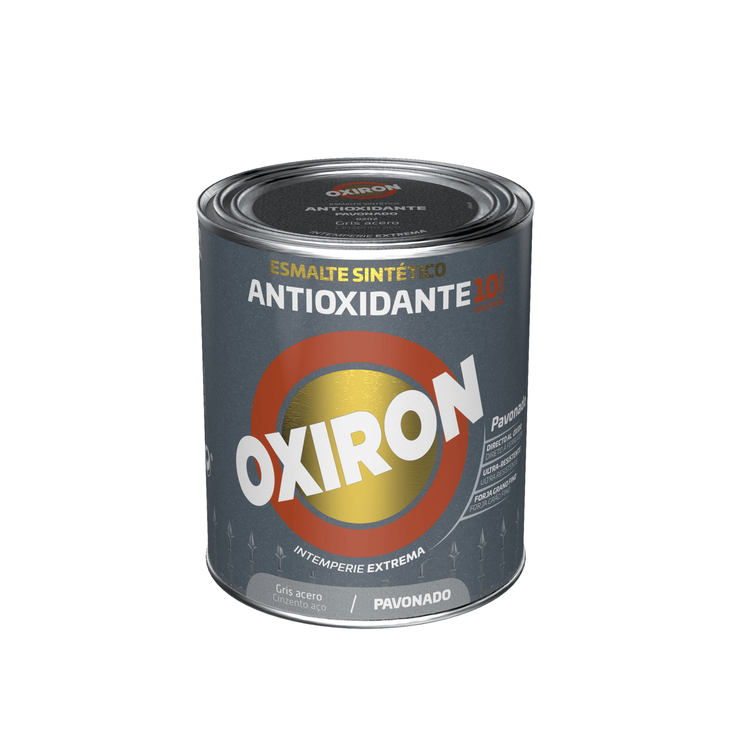 Émail métallique antioxydant bleui Oxiron