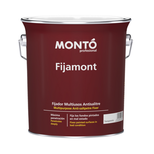 Fijador Fijamont Acqua MONTO | Fondo de Adherencia para Soportes Nuevos y Reparados