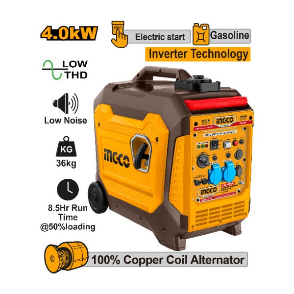 Generador Gasolina Inverter 4,0kW INGCO