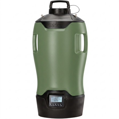 Stocker Geyser Nebulizador Antimosquitos E-25 MI 25 L — Batería 21 V, 2 Potencias, Profesional (sin batería)