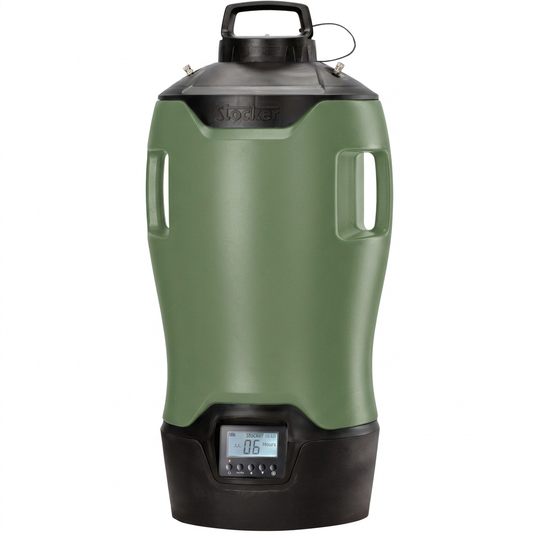 Stocker Geyser Nebulizador Antimosquitos E-25 MI 25 L — Batería 21 V, 2 Potencias, Profesional (sin batería)