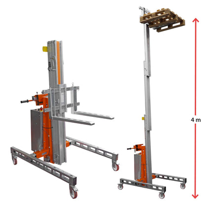 HW-SEL | Elevador de materiales en aluminio, máximo 250 kg.