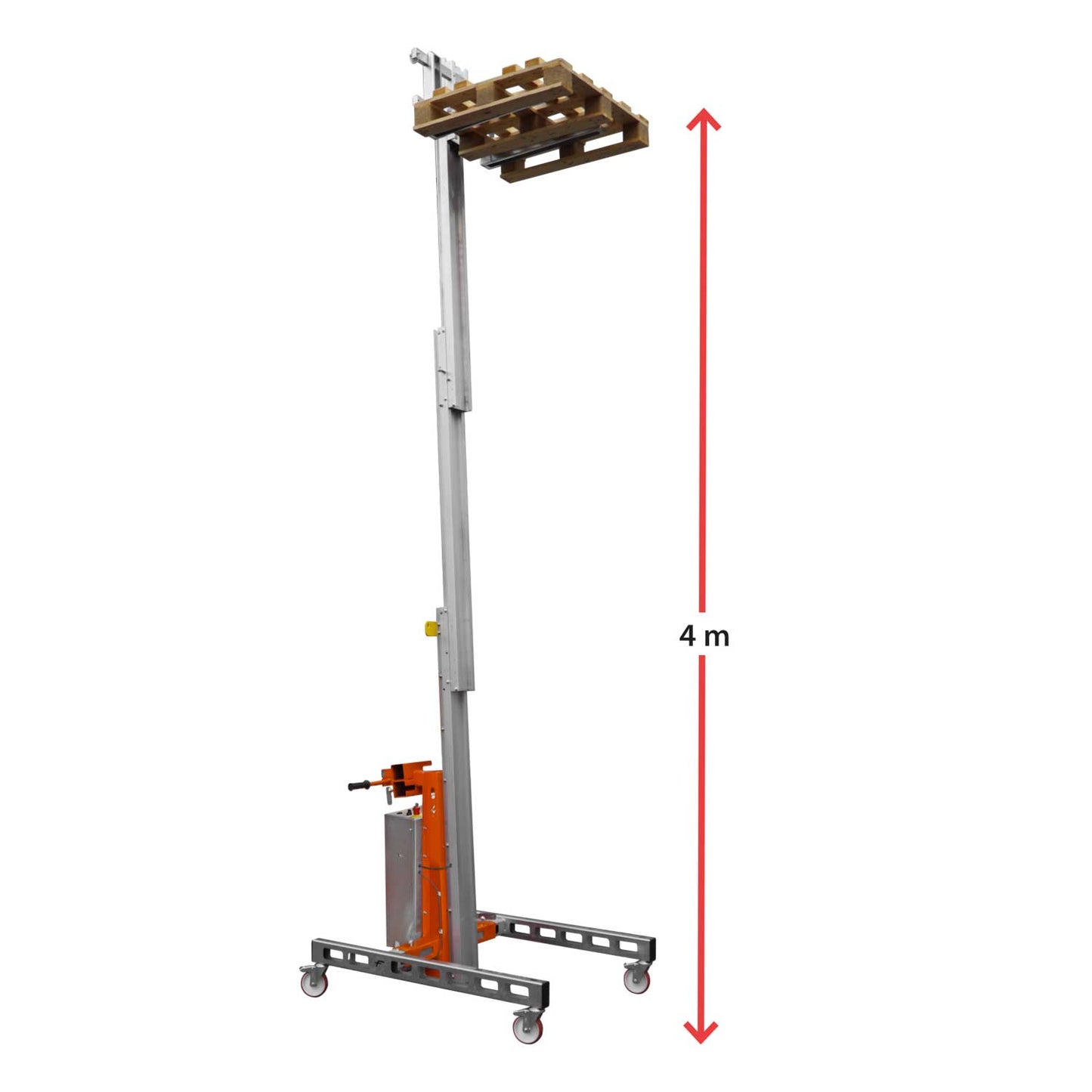 HW-SEL | Elevador de materiales en aluminio, máximo 250 kg.