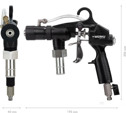Werku WK501800 Pistola Pintar Gotelé Succión Presión 30-60 L