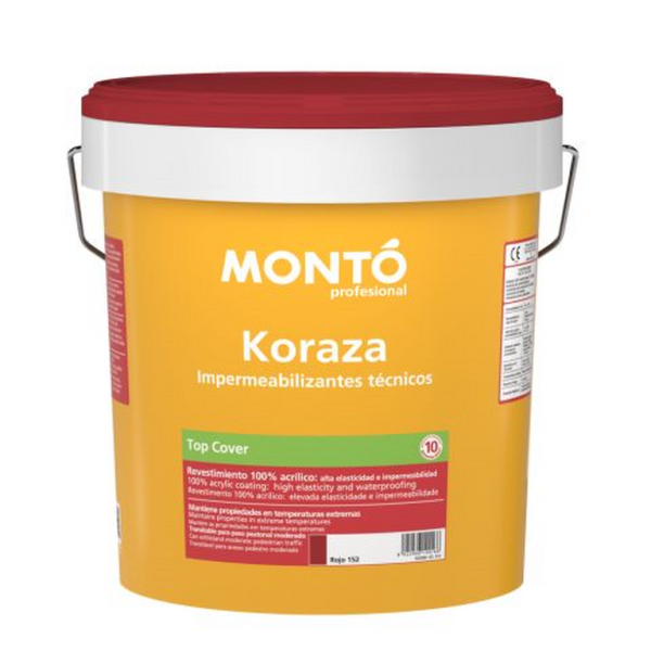 Impermeabilizante Koraza Top Cover MONTO | para Cubiertas, Terrazas y Petos · 5 Colores