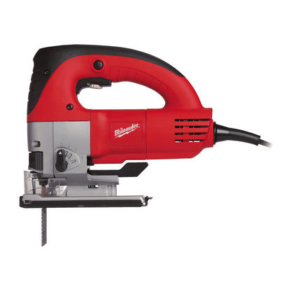 Milwaukee Sierra de calar de empuñadura cerrada de 750W, capacidad máxima en madera 135mm JSPE135TX