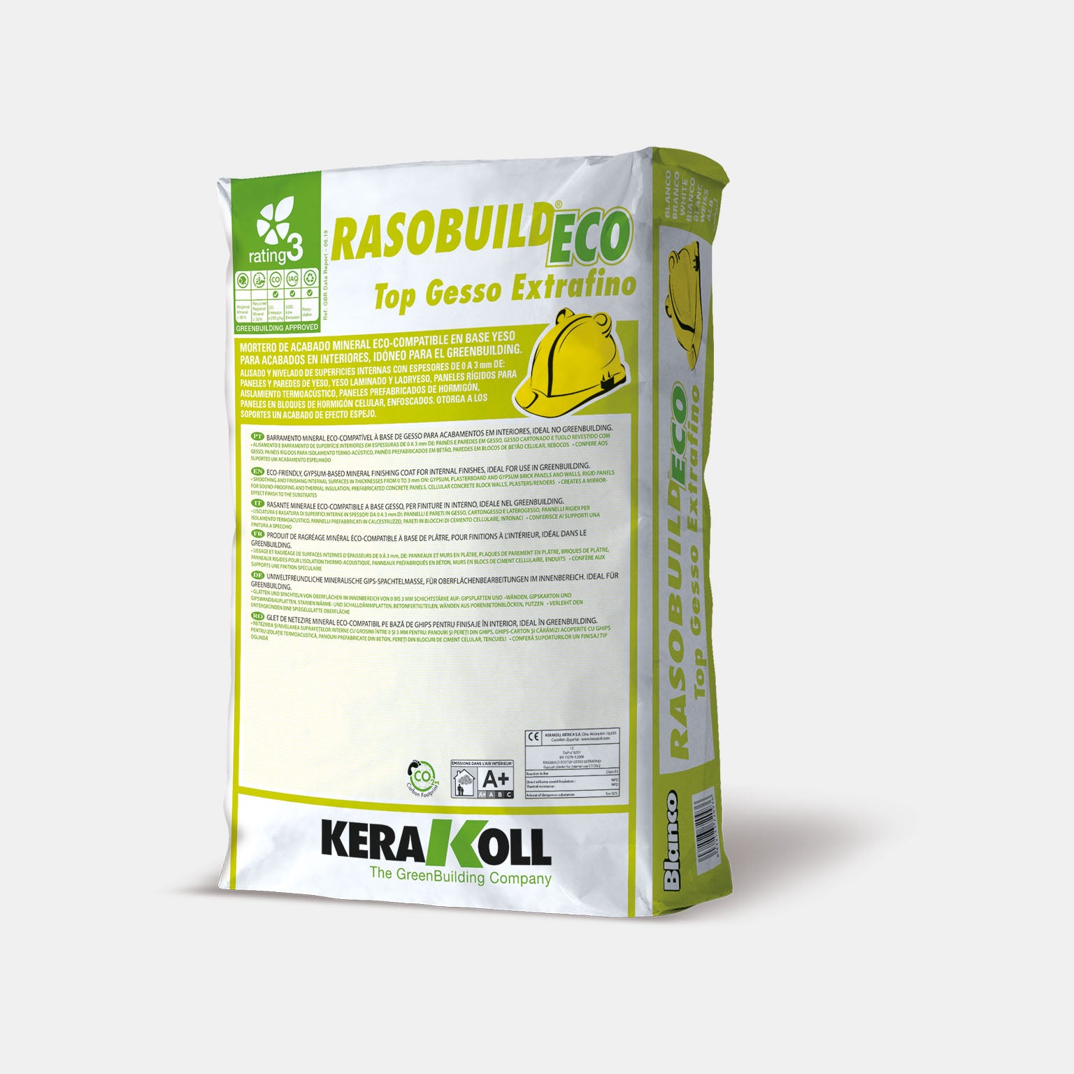 Kerakoll Rasobuild Eco Top Gesso Extrafino