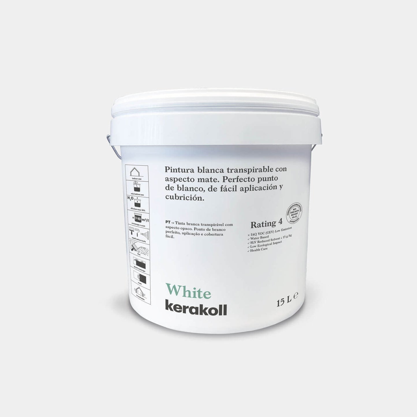 Peinture blanche respirante Kerakoll White