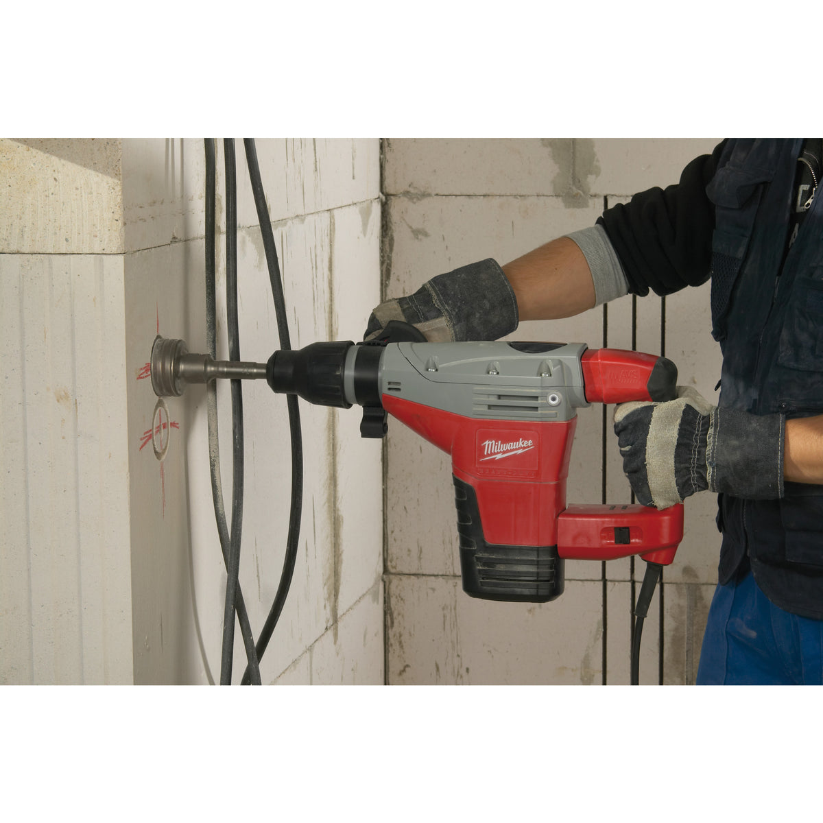 Milwaukee Martillo combinado de 5kg, 1300W, AVS, SDS-Max, 8,5J de energía de impacto, 2840bpm K545S — imagen 3