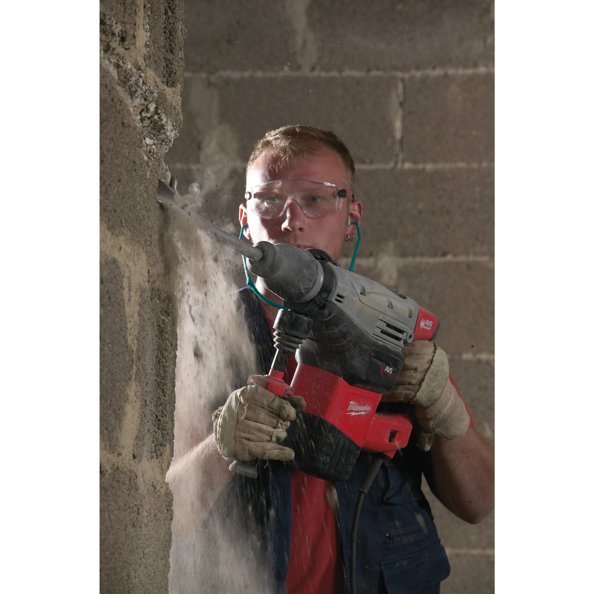 Milwaukee Martillo combinado de 7kg, 1550W, AVS, SDS-Max, 11,9J de energía de impacto, 2740bpm K750S — imagen 2