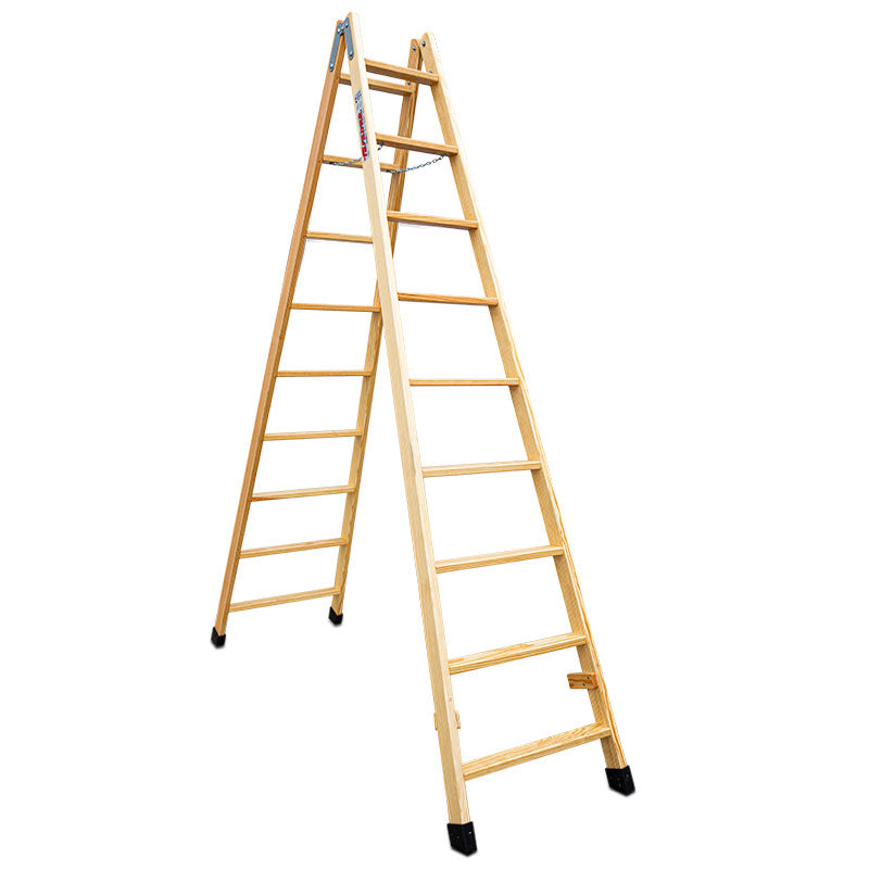 LD | Escalera doble subida de madera