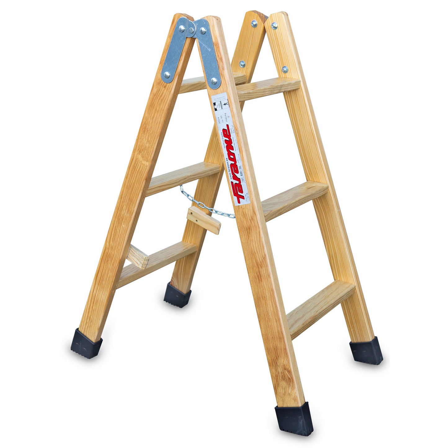 LD | Escalera doble subida de madera