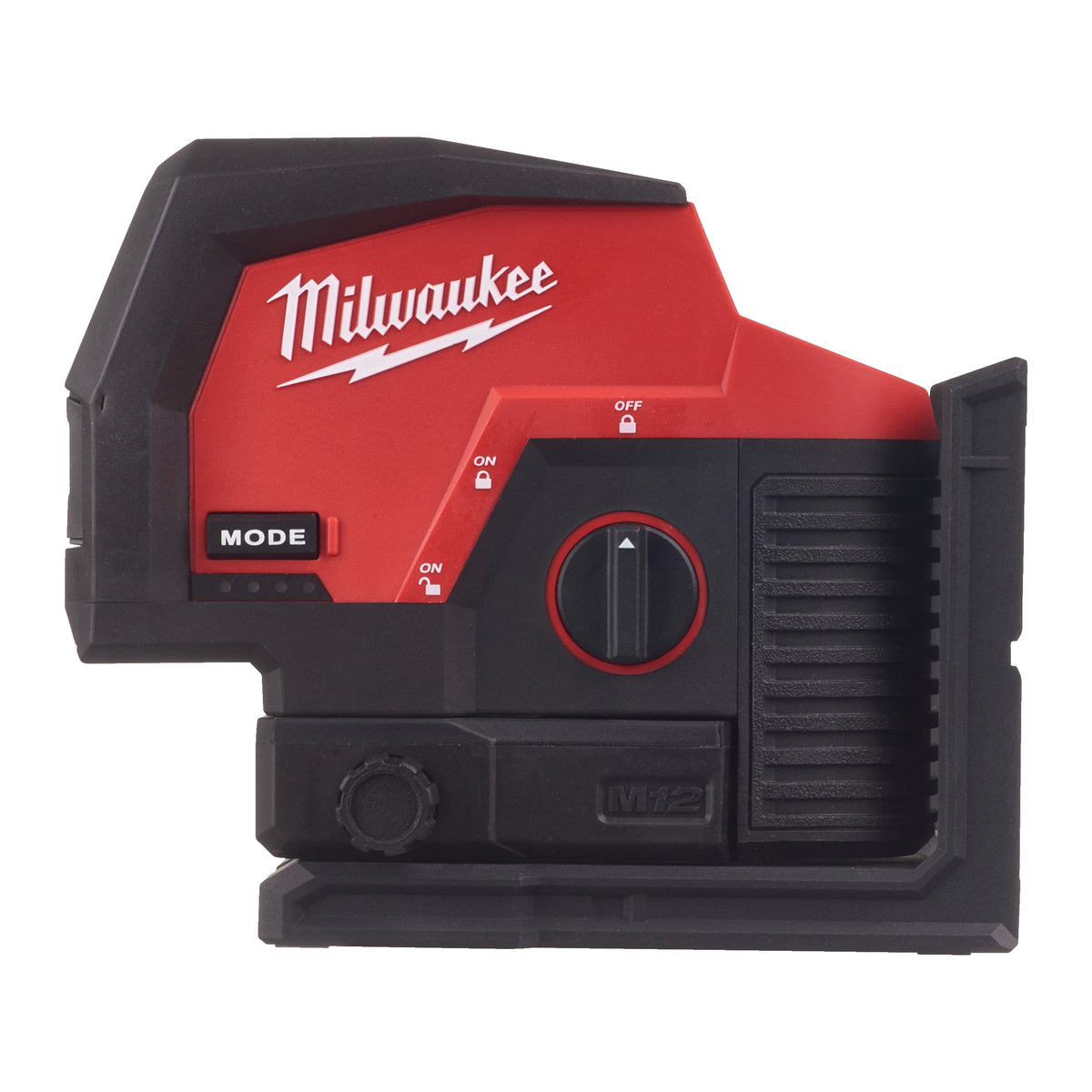 Milwaukee Nivel láser de 2 líneas y plomada M12™, verde, ajuste fino, protección IP54 M12CLLP-0C