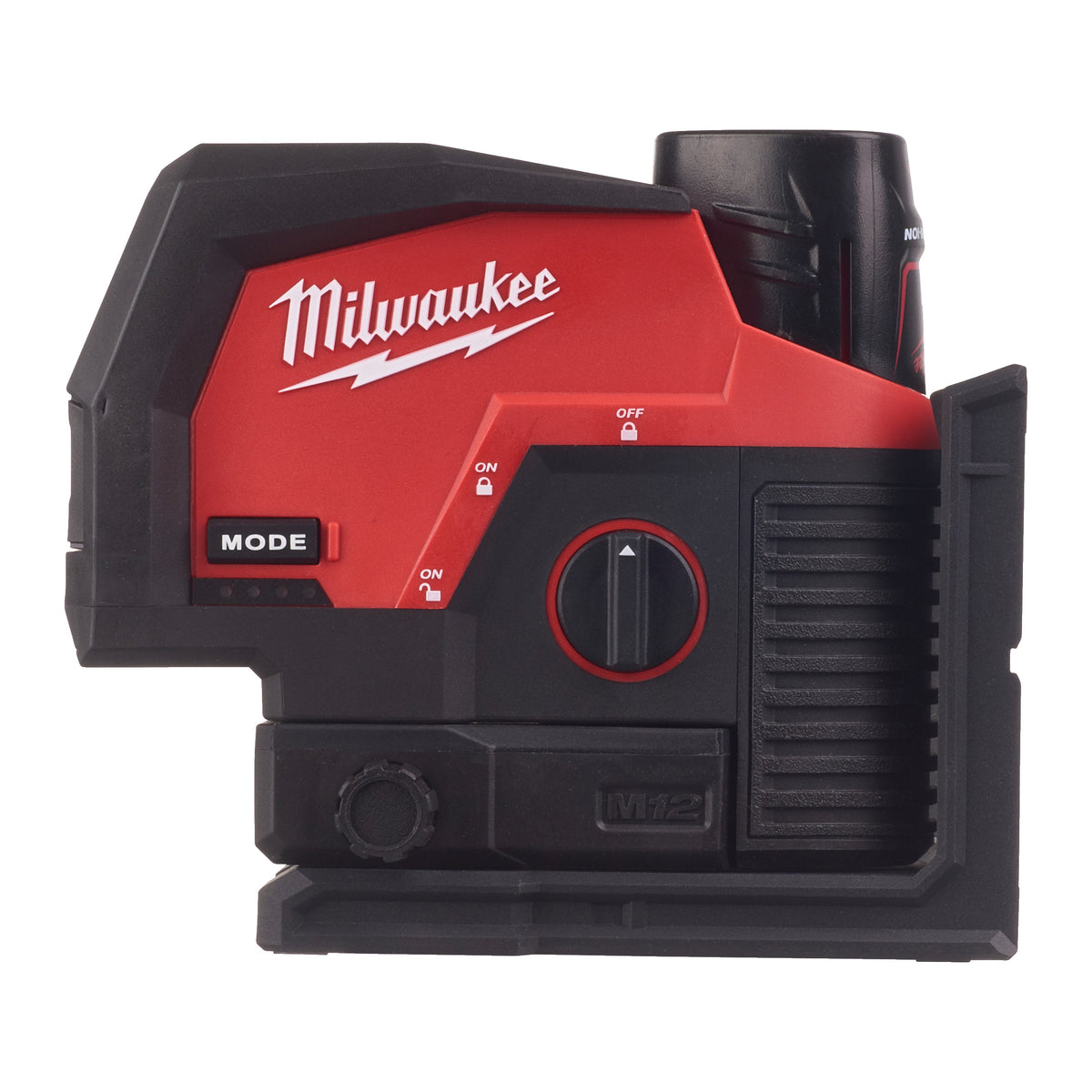 Milwaukee Nivel láser de 2 líneas y plomada M12™, verde, ajuste fino, protección IP54 M12CLLP-301C