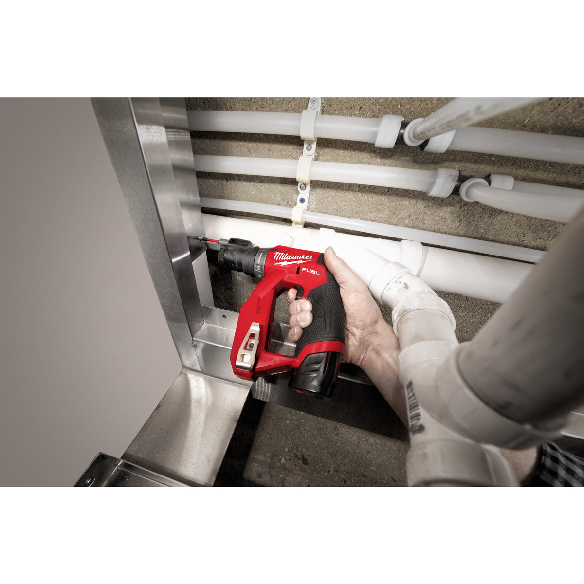 Milwaukee Taladro atornillador multicabezal de montador M12 FUEL™ con portabrocas desmontable M12FDDXKIT-202X — imagen 3