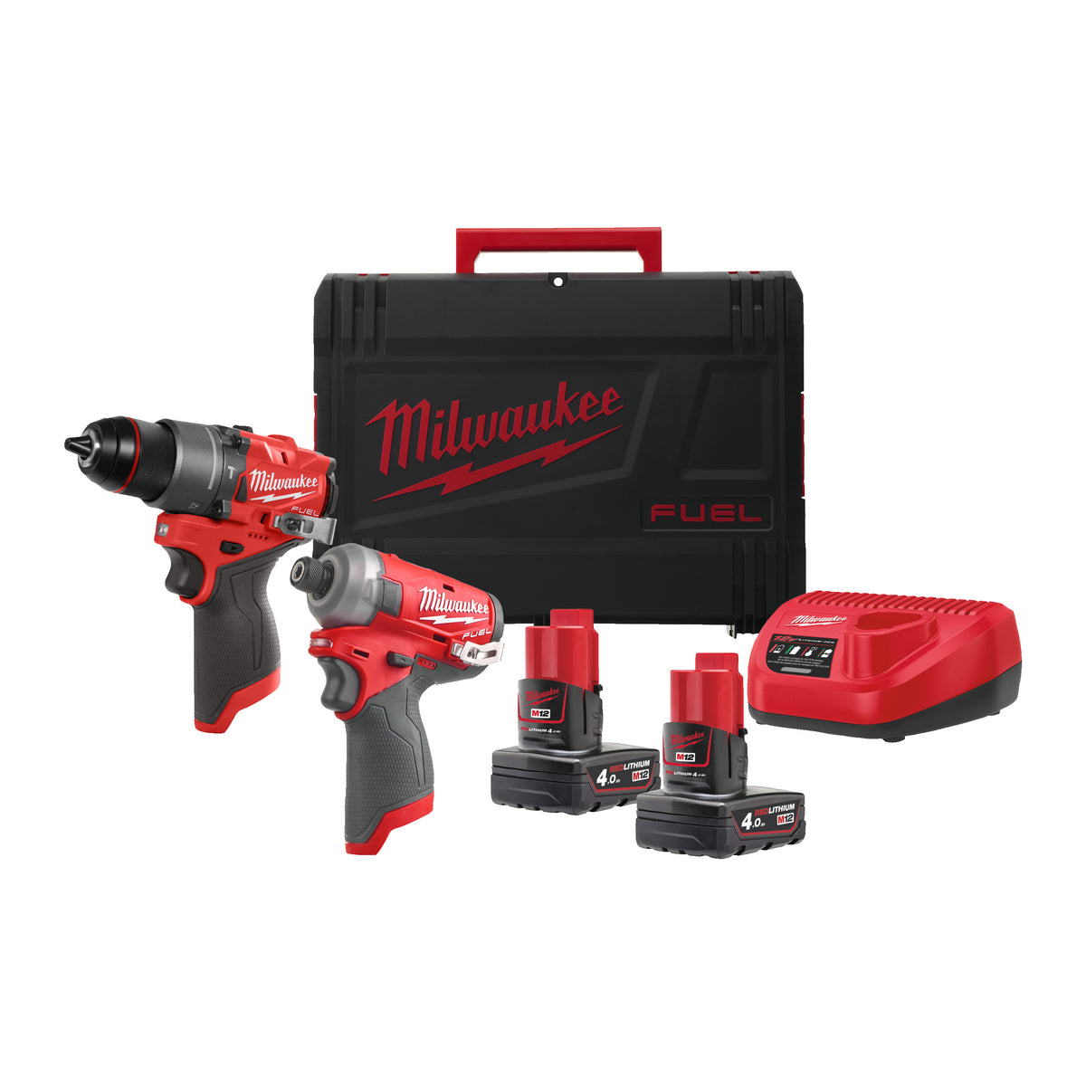 Milwaukee Powerpack M12FPP2E2-402X (M12FPD2 + M12 FQID)
