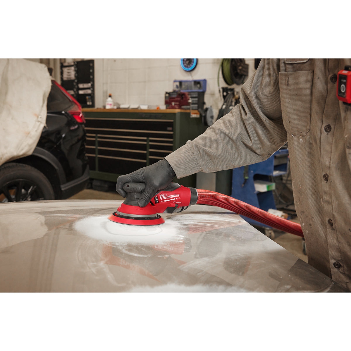 Milwaukee Lijadora de rotorbital subcompacta M12 FUEL™, con plato de 150mm y velocidad variable M12FROS2.5-502X — imagen 2
