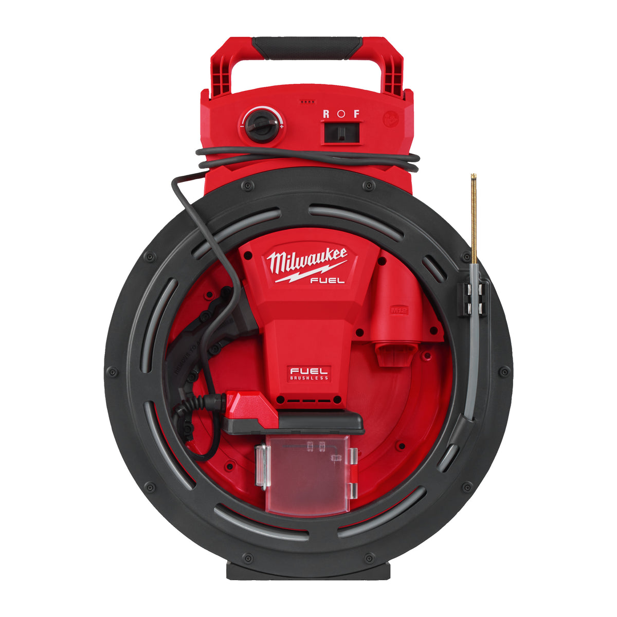 Milwaukee Desatascadora de eje flexible M12™, 6mm, alimentación automática M12HSFSM-0
