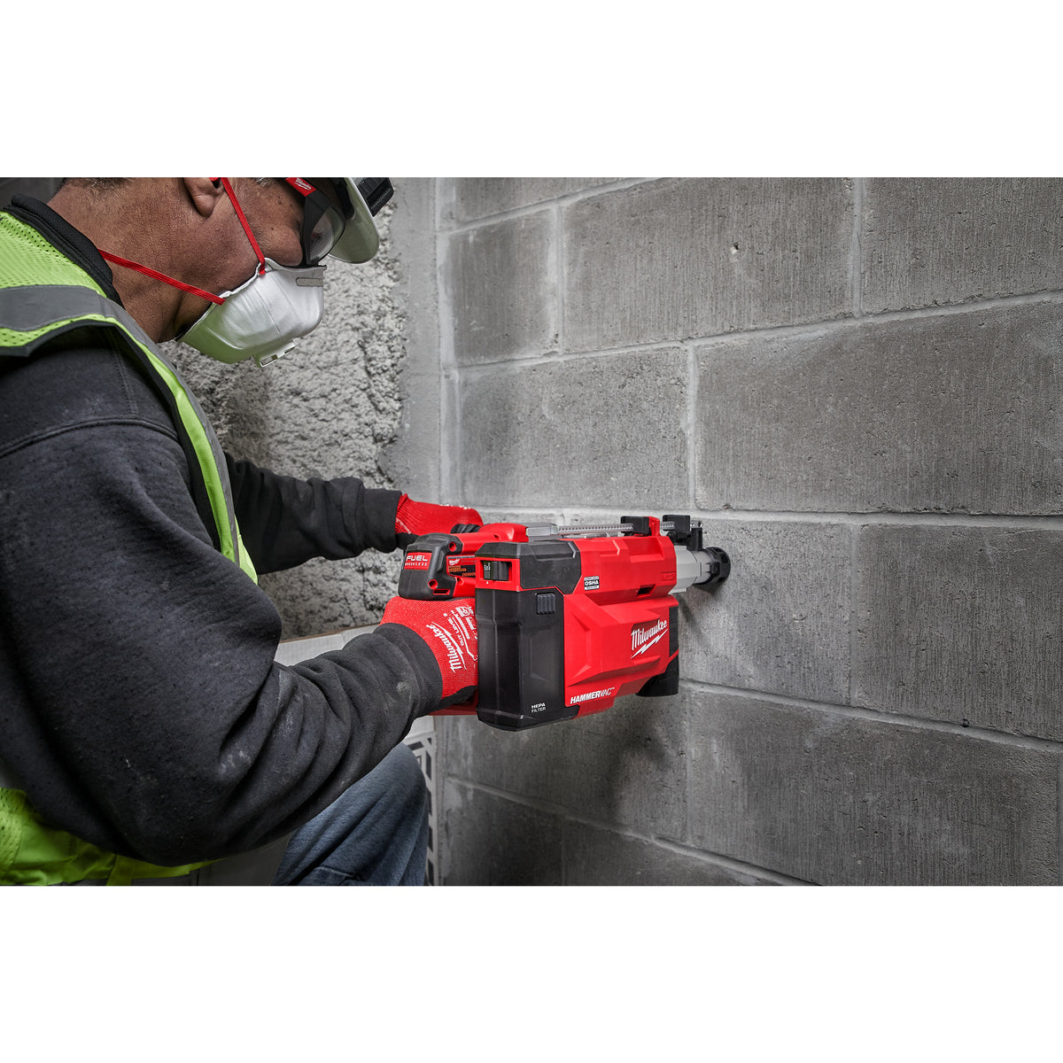Milwaukee Extractor de polvo para martillos SDS-Plus M12™, capacidad máxima 30mm M12UDEL-201B — imagen 2