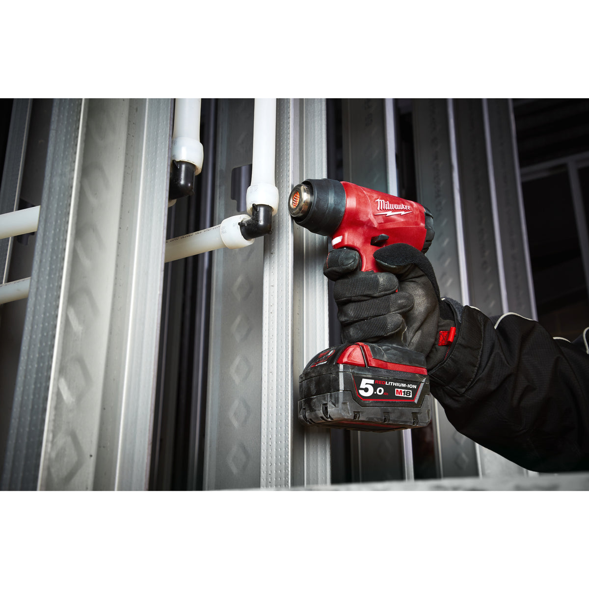 Milwaukee Pistola de calor M18™, 470°C, caudal de 170l/min M18BHG-502C — imagen 3