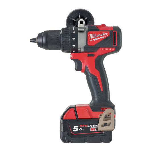 Milwaukee Taladro atornillador sin escobillas M18™, 2 velocidades, par máximo 82Nm M18BLDD2-502X