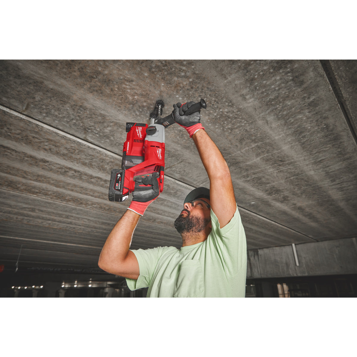 Milwaukee Martillo combinado SDS-Plus sin escobillas M18™, empuñadura en D, 4 modos, 2 M18BLHACD26-402X — imagen 2