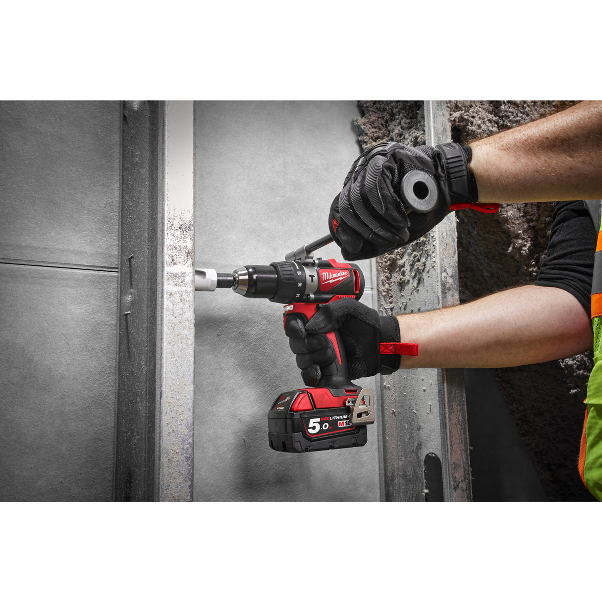 Milwaukee Taladro percutor sin escobillas M18™, 2 velocidades, par máximo 82Nm M18BLPD2-502X — imagen 3