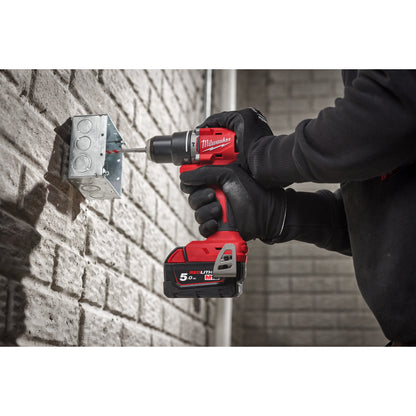 Milwaukee Taladro percutor compacto sin escobillas M18™, 2 velocidades, par máximo 60,5Nm M18BLPDRC-422C — imagen 3