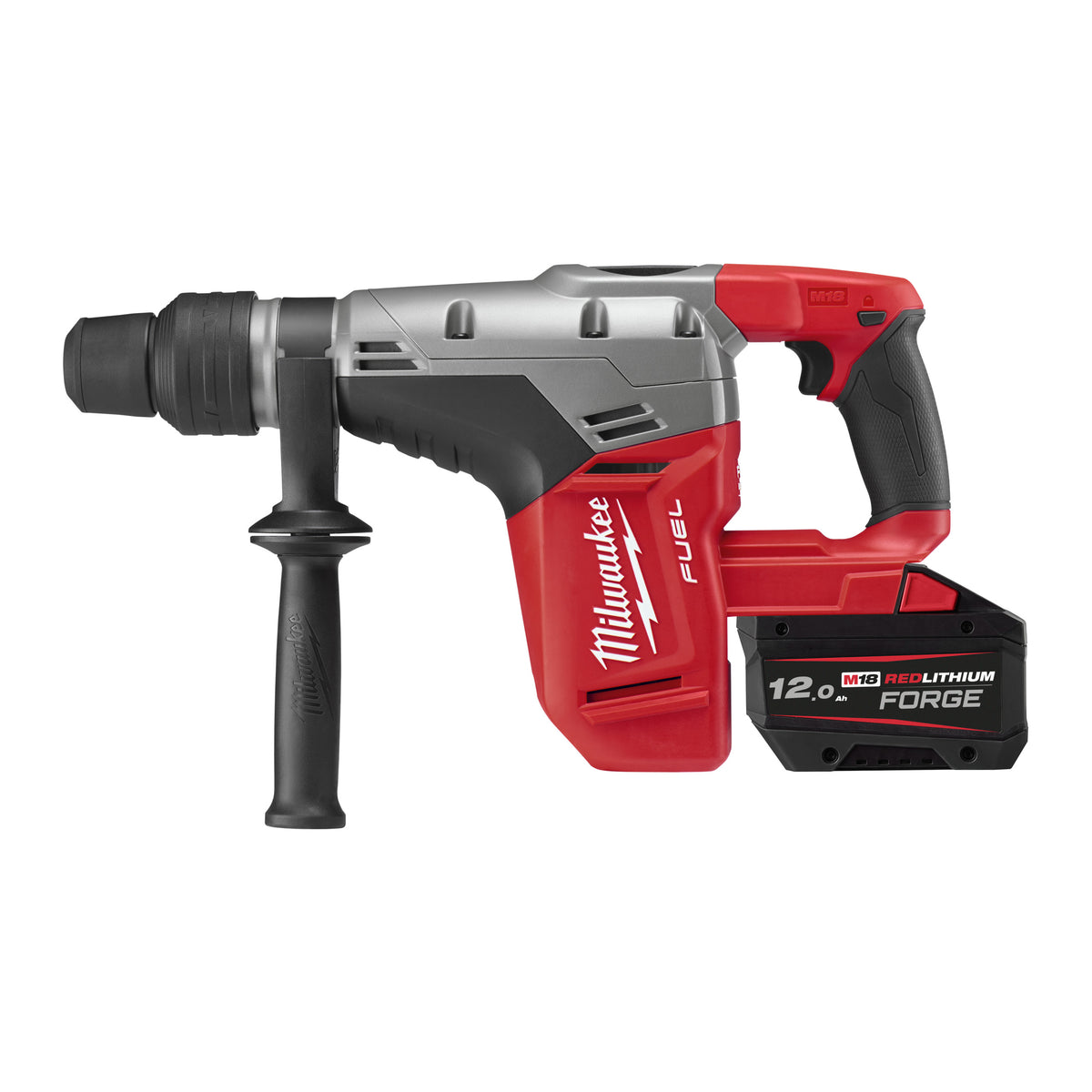 Milwaukee Martillo combinado SDS-Max M18 FUEL™ 5kg, 4 modos, 6,1J de energía de impacto M18CHM-121C