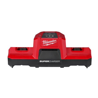 Milwaukee Super cargador rápido doble puerto M18™, carga rápida simultánea de 2 baterías M18™ M18DBSC