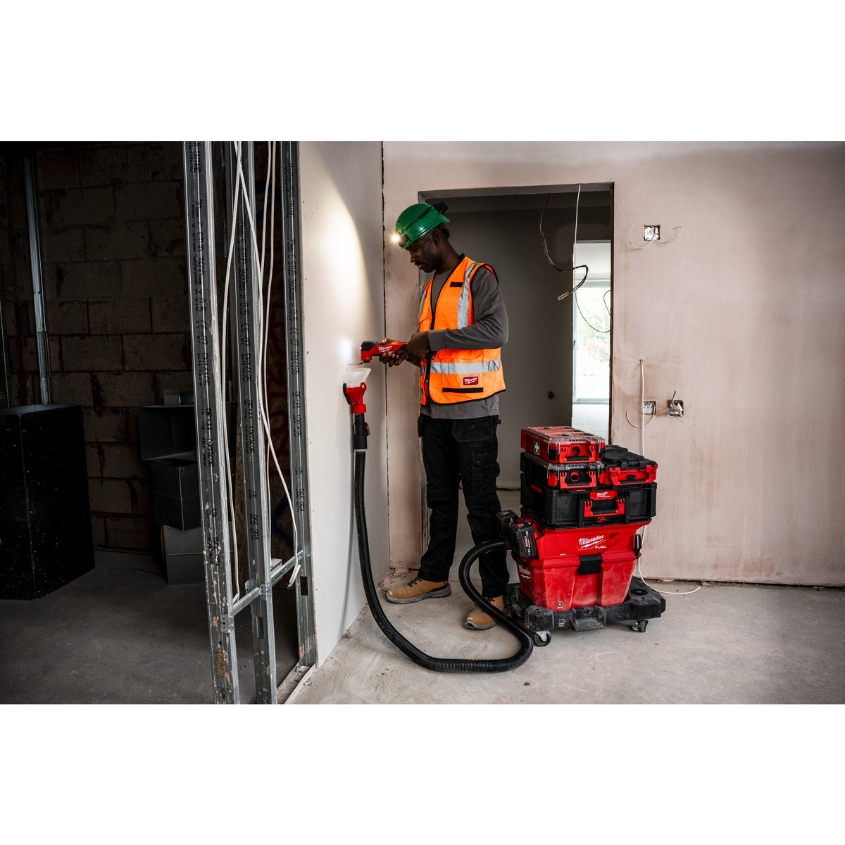 Milwaukee Aspirador de polvo M18 FUEL™ NEXUS de 23l, clase L, capacidad sólidos/líquidos 23l M18F2VC23LG2-0 — imagen 3