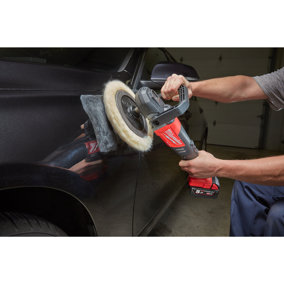 Milwaukee Pulidora rotativa M18 FUEL™, diámetro del disco 180mm, velocidad variable 360-2200rpm M18FAP180-0X — imagen 3