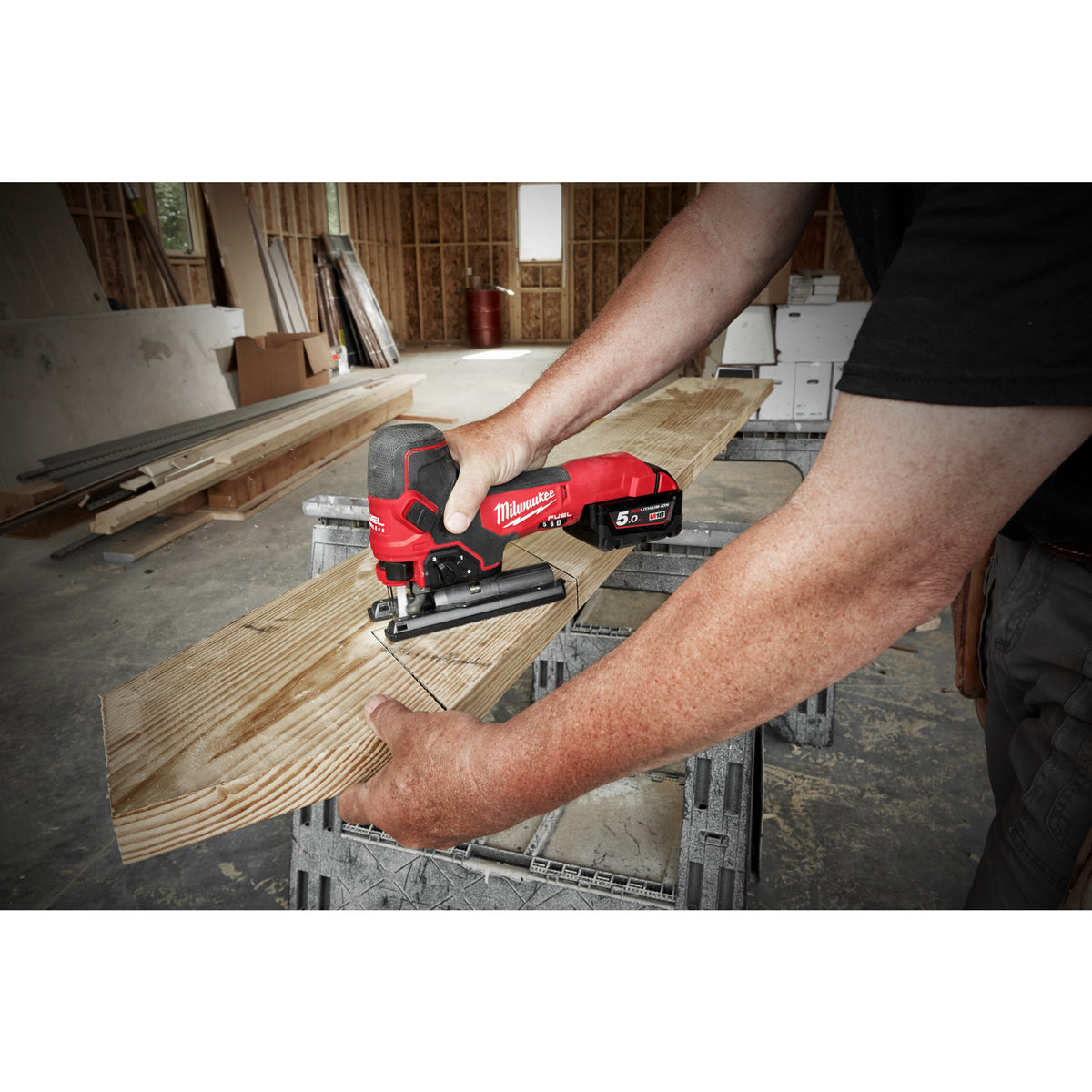 Milwaukee Sierra de calar de puño abierto M18 FUEL™, capacidad máxima en madera 100mm M18FBJS-0X — imagen 2