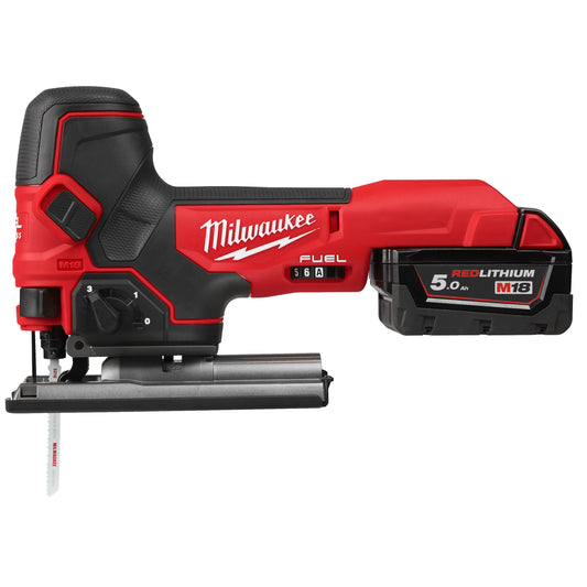 Milwaukee Sierra de calar de puño abierto M18 FUEL™, capacidad máxima en madera 100mm M18FBJS-0